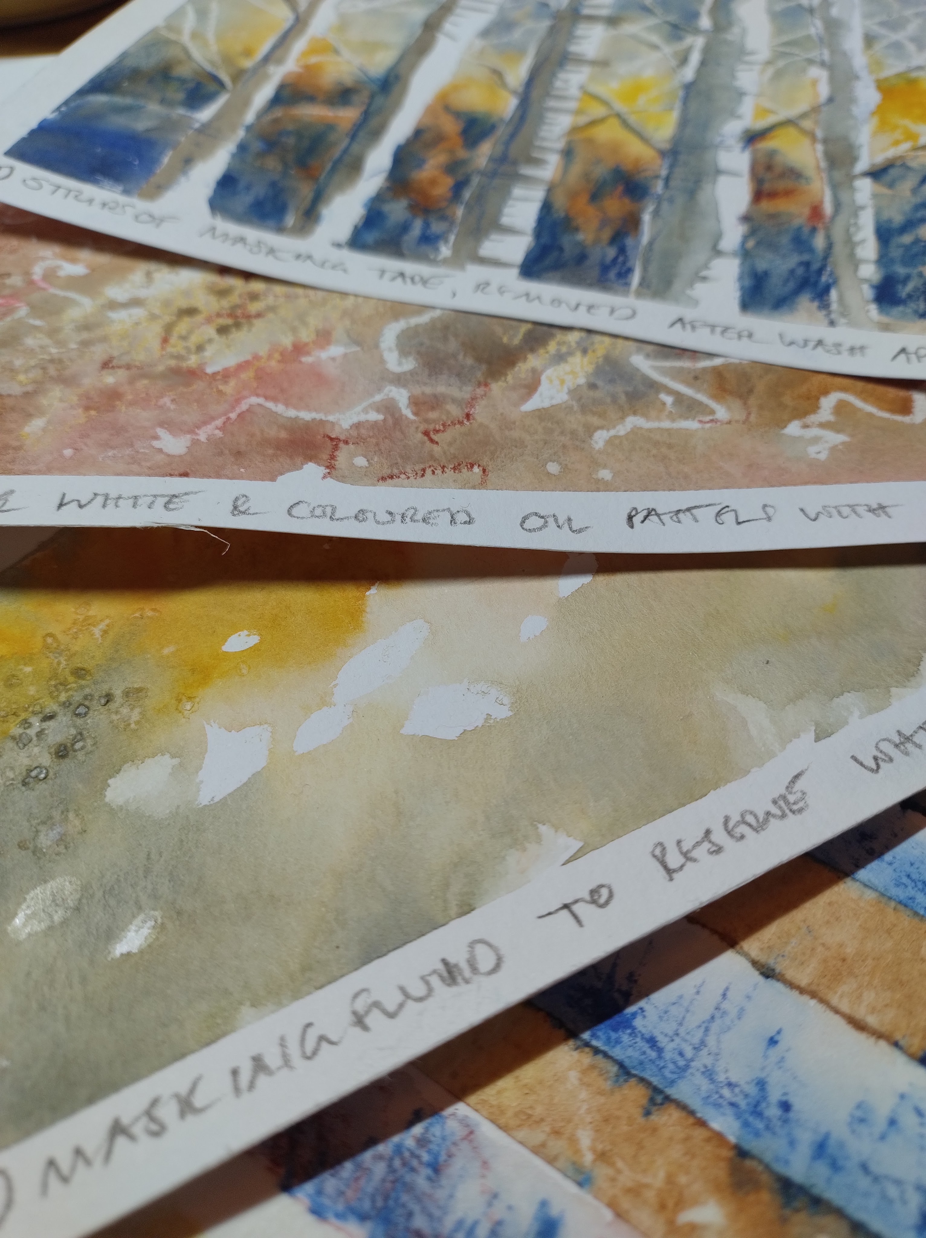 Some watercolour painting samples